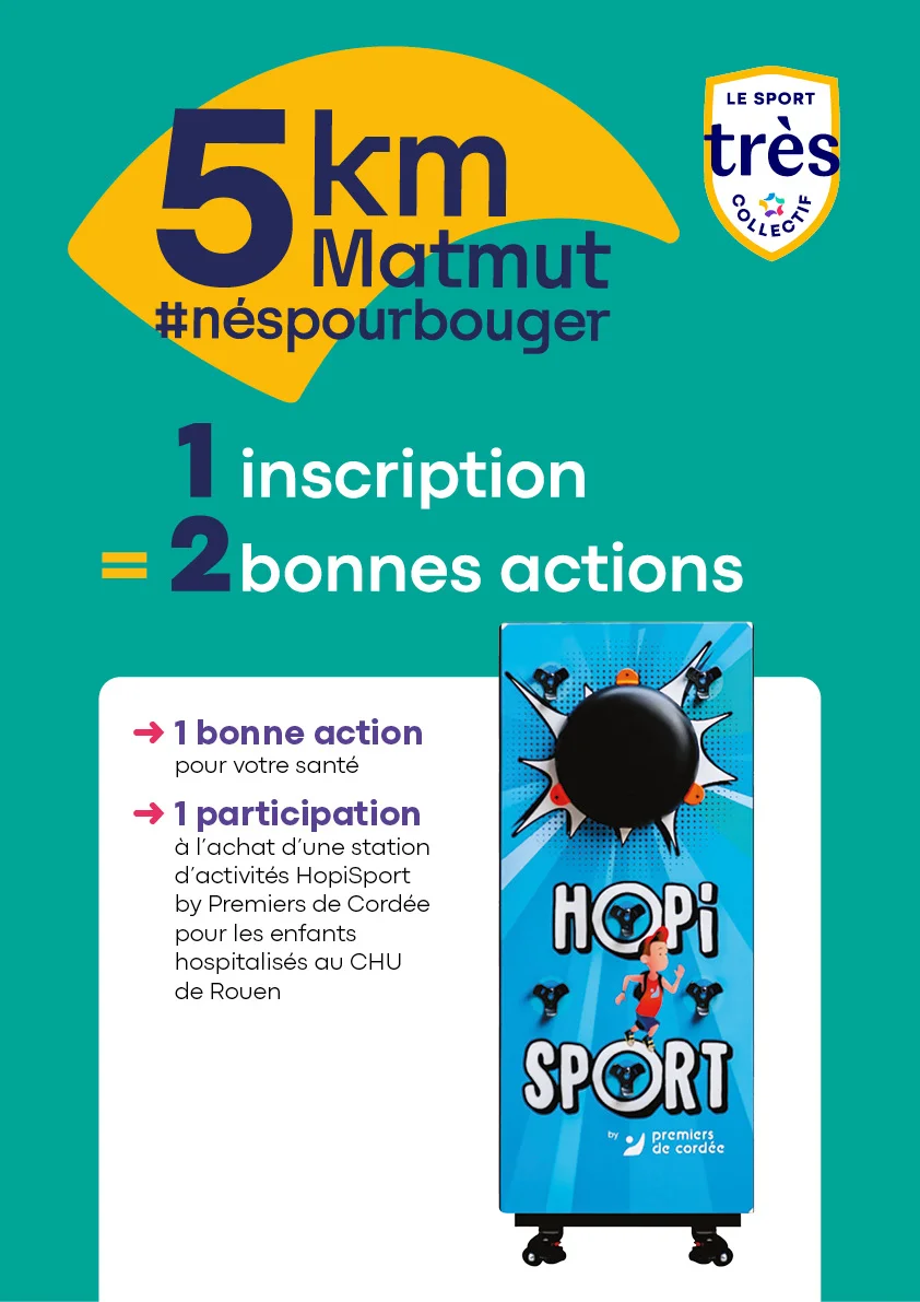 Affiche de l'annonce du 5 km Matmut Nés pour bouger