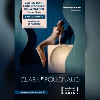 Affiche expo Clark et Pougnaud