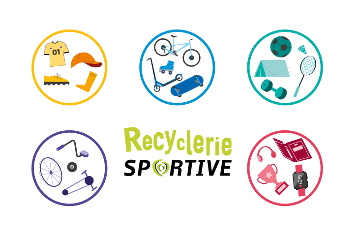 Logo de la recyclerie sportive