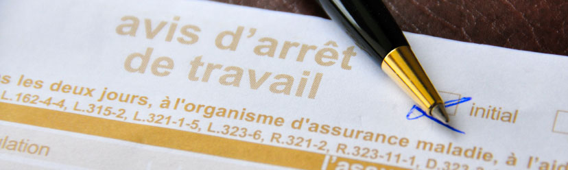 formalité arrêt de travail