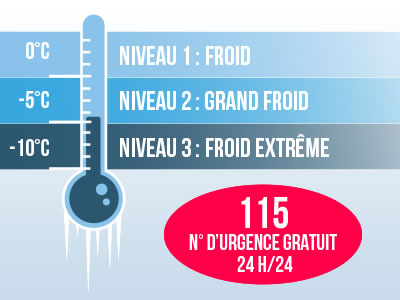 niveaux alerte plan grand froid