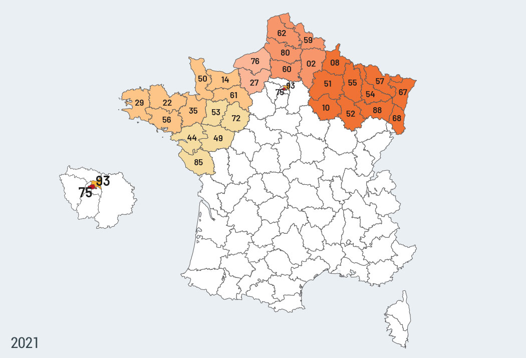 Carte des Élections des délégués