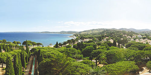 Vue dégagée du paysage